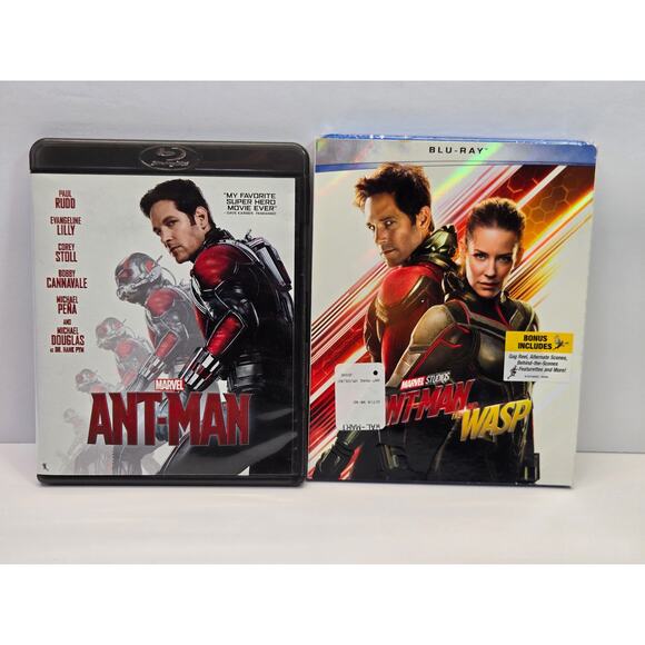 Marvel Ant-Man & Sealed Ant-Man & the Wasp Blu-Ray 2 Movie Bundle | Disney Lot - Picture 1 of 3